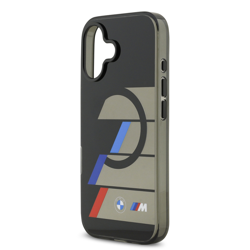 Apple iPhone 17 Kılıf BMW Orjinal Lisanslı M-safe Şarj Özellikli IML Baskılı Üç Renkli M Dizayn Kapak - 7