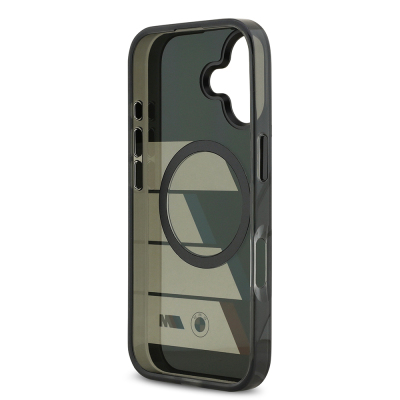 Apple iPhone 17 Kılıf BMW Orjinal Lisanslı M-safe Şarj Özellikli IML Baskılı Üç Renkli M Dizayn Kapak - 8