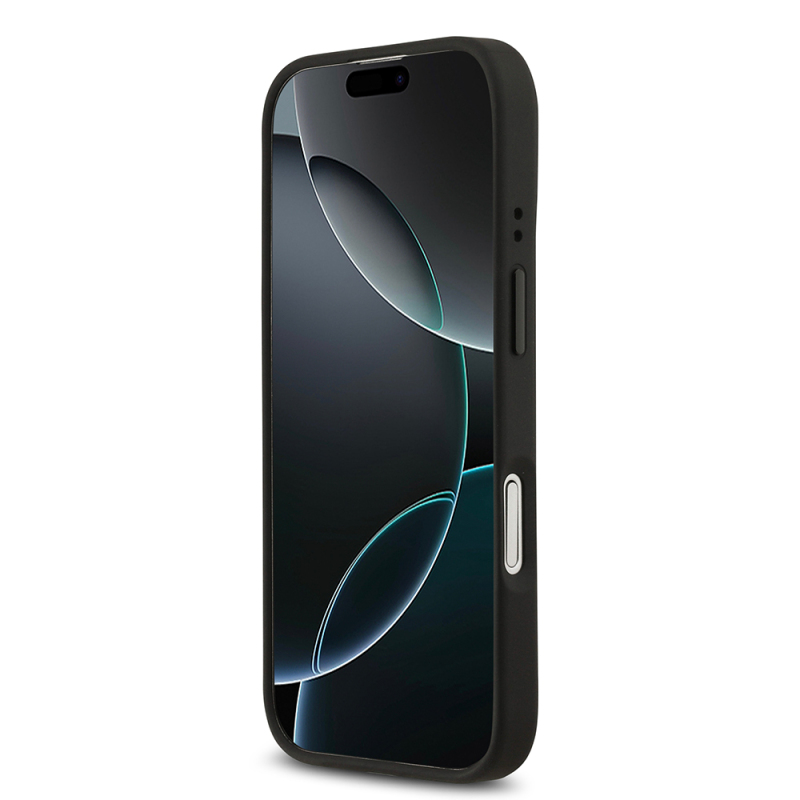 Apple iPhone 17 Kılıf BMW Orjinal Lisanslı M-safe Şarj Özellikli Metal BMW ve M Logolu PU Karbon Tasarımlı Kapak - 14