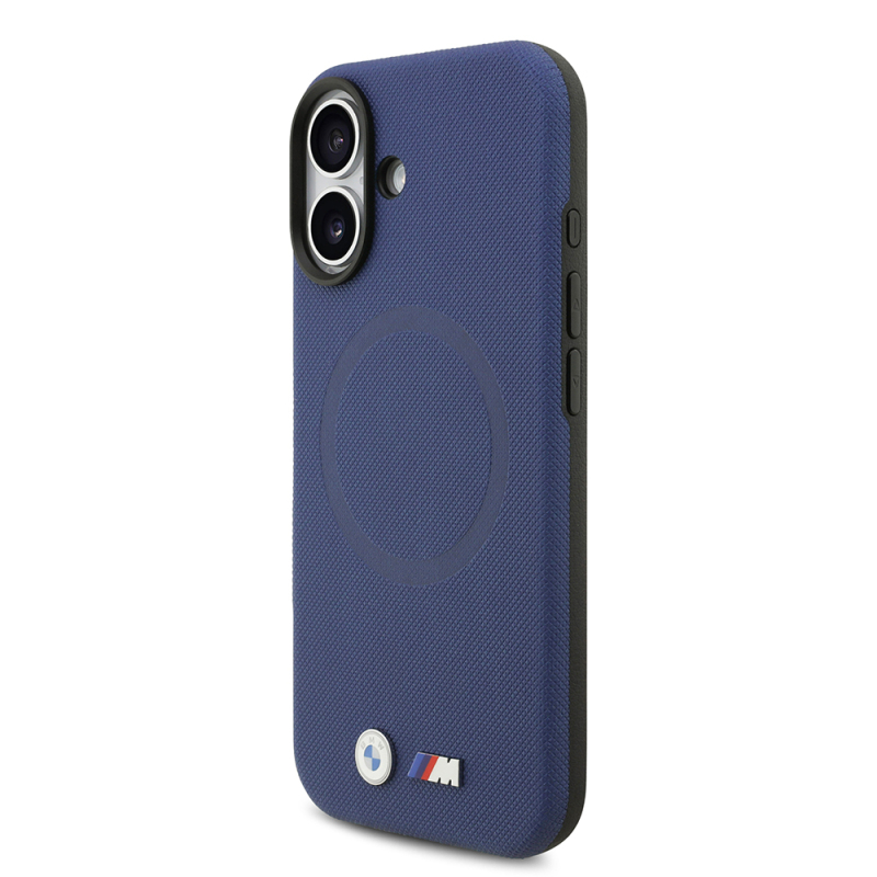 Apple iPhone 17 Kılıf BMW Orjinal Lisanslı M-safe Şarj Özellikli Metal Logolu Delikli M Dizayn Deri Kapak - 28