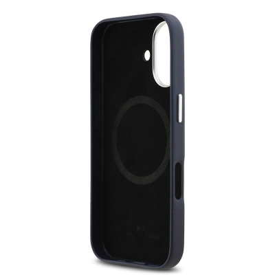 Apple iPhone 17 Kılıf BMW Orjinal Lisanslı M-safe Şarj Özellikli Metal Logolu Tam Kaplama Deri Kapak - 16