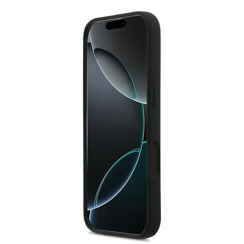 Apple iPhone 17 Kılıf DKNY Orjinal Lisanslı M-safe Şarj Özellikli Metal Logolu Silikon Kapak - 6