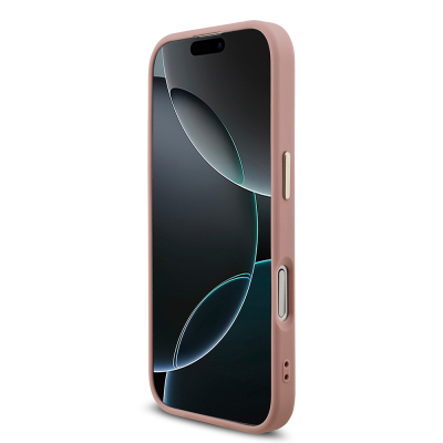 Apple iPhone 17 Kılıf Guess Orjinal Lisanslı 4G Büyük Metal Kamera Çerçeveli ve Logolu Glitter Kapak - 30