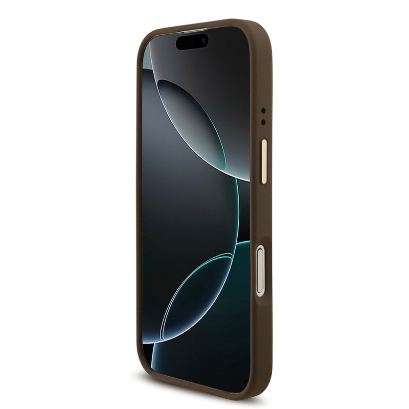 Apple iPhone 17 Kılıf Guess Orjinal Lisanslı 4G Büyük Metal Logolu Kalın Askılı Kapak - 15