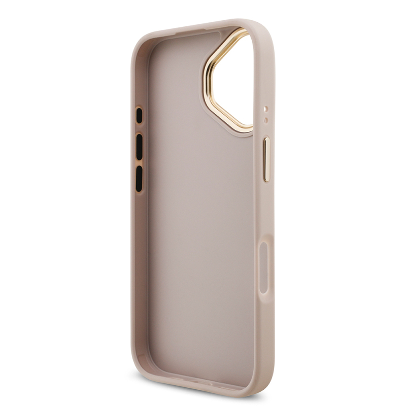 Apple iPhone 17 Kılıf Guess Orjinal Lisanslı 4G Büyük Metal Logolu Kalın Askılı Kapak - 26