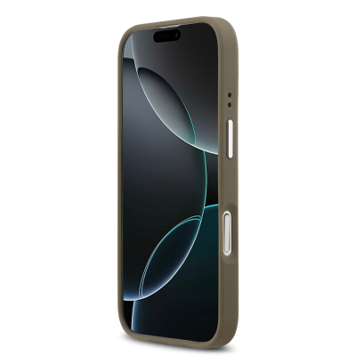 Apple iPhone 17 Kılıf Guess Orjinal Lisanslı Grained 4G Metal Büyük Logolu Kapak - 6