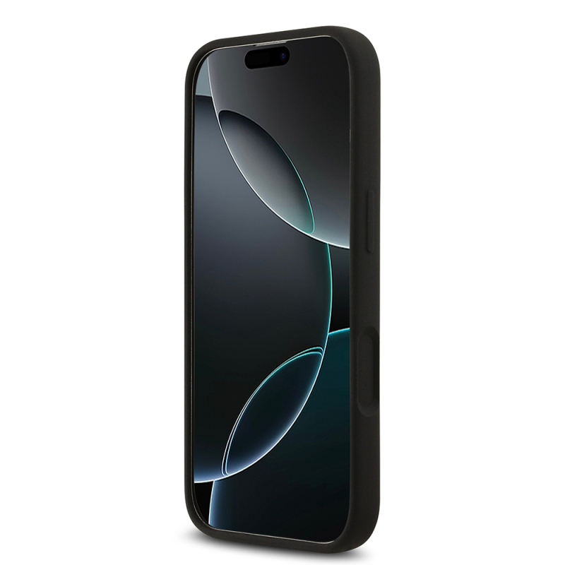 Apple iPhone 17 Kılıf Guess Orjinal Lisanslı Grained Yazı Logolu Kapak - 9