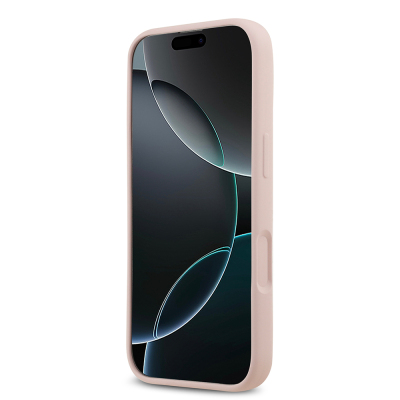 Apple iPhone 17 Kılıf Guess Orjinal Lisanslı Grained Yazı Logolu Kapak - 16