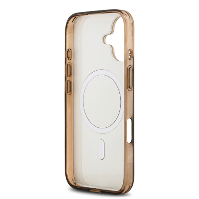 Apple iPhone 17 Kılıf Guess Orjinal Lisanslı M-safe Şarj Özellikli IML Baskılı Klasik Logolu 4G Desenli Kapak - 16