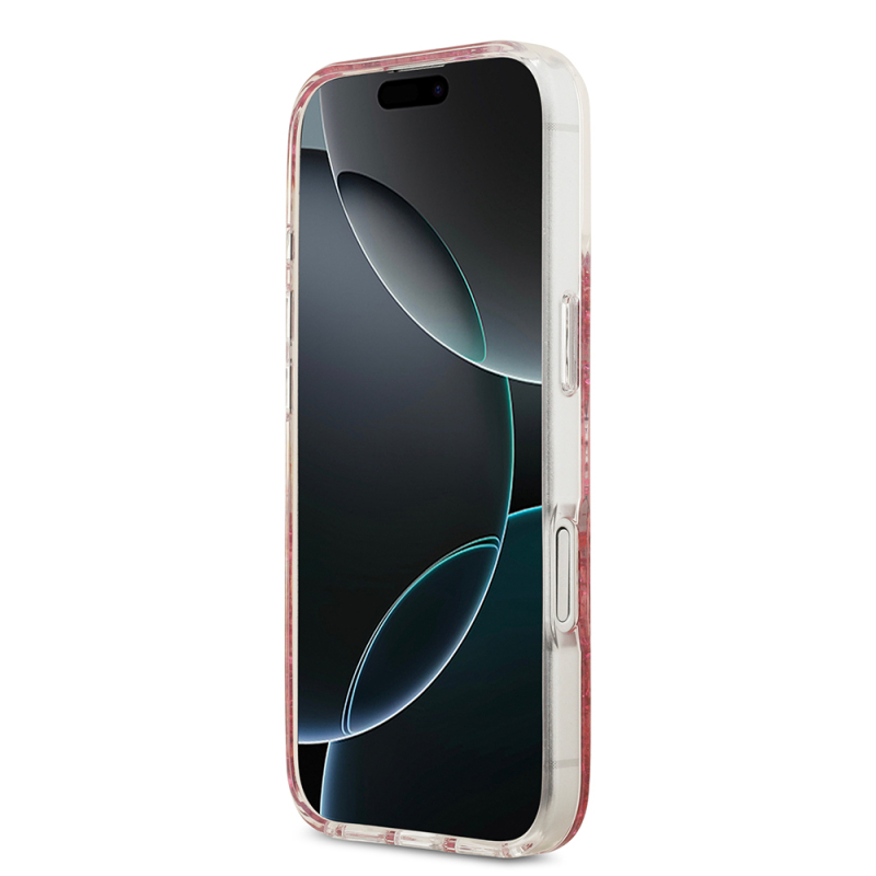 Apple iPhone 17 Kılıf Guess Orjinal Lisanslı M-safe Şarj Özellikli Transparan Resin Bottom Kapak - 14