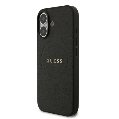 Apple iPhone 17 Kılıf Guess Orjinal Lisanslı M-safe Şarj Özellikli Yazı Logolu PU Deri Kapak - 7