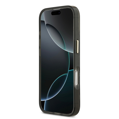 Apple iPhone 17 Kılıf Guess Orjinal Lisanslı M-safe Şarj Özellikli Yazı Logolu Python Desenli Kapak - 14