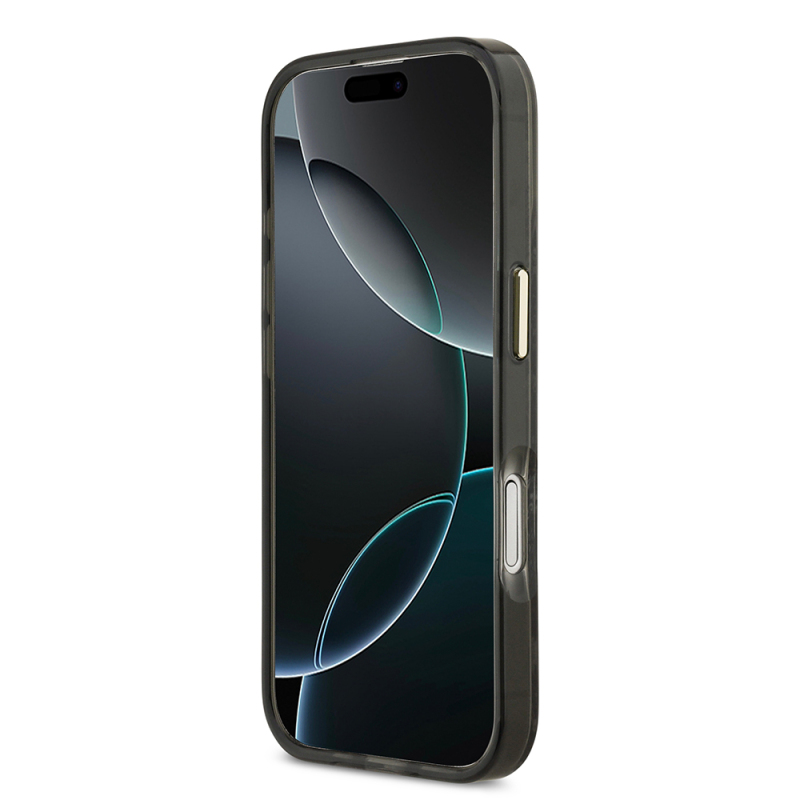 Apple iPhone 17 Kılıf Guess Orjinal Lisanslı M-safe Şarj Özellikli Yazı Logolu Python Desenli Kapak - 14