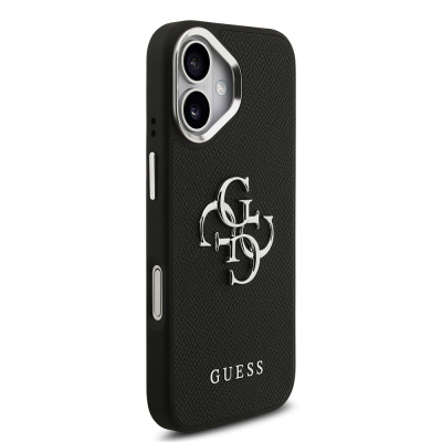 Apple iPhone 17 Kılıf Guess Orjinal Lisanslı PU Deri 4G Büyük Metal Logo Dizaynlı Kapak - 5