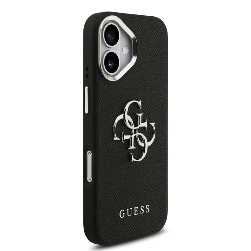 Apple iPhone 17 Kılıf Guess Orjinal Lisanslı PU Deri 4G Büyük Metal Logo Dizaynlı Kapak - 5