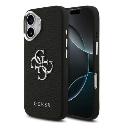 Apple iPhone 17 Kılıf Guess Orjinal Lisanslı PU Deri 4G Büyük Metal Logo Dizaynlı Kapak - 2