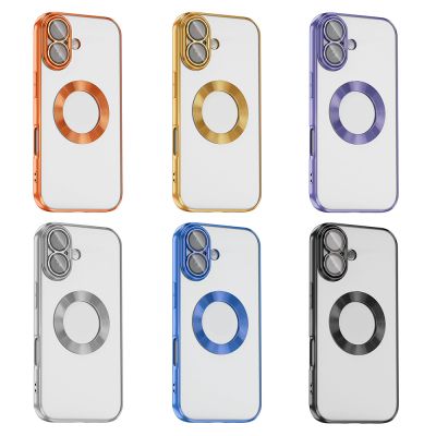 Apple iPhone 17 Kılıf Kamera Korumalı Logo Gösteren Zore Omega Kapak - 19