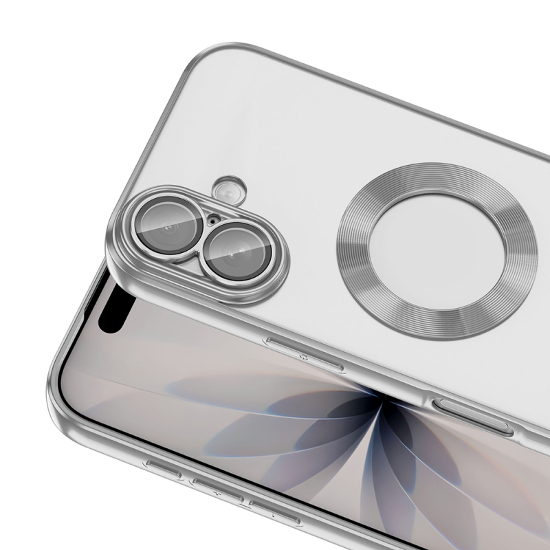 Apple iPhone 17 Kılıf Kamera Korumalı Logo Gösteren Zore Omega Kapak - 16