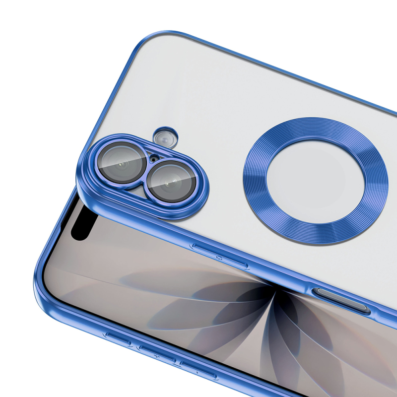 Apple iPhone 17 Kılıf Kamera Korumalı Logo Gösteren Zore Omega Kapak - 17