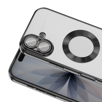 Apple iPhone 17 Kılıf Kamera Korumalı Logo Gösteren Zore Omega Kapak - 18