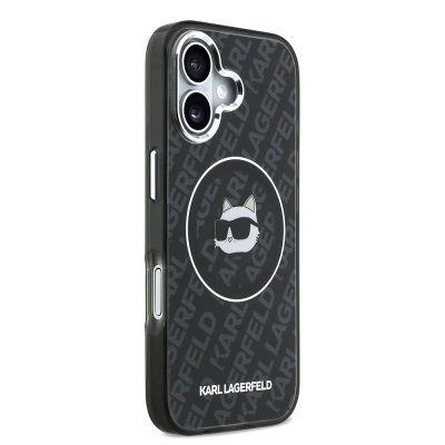Apple iPhone 17 Kılıf Karl Lagerfeld Orjinal Lisanslı IML Baskılı Choupette Heads Kapak - 5