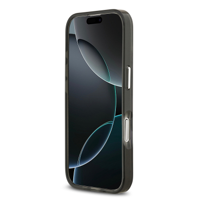 Apple iPhone 17 Kılıf Karl Lagerfeld Orjinal Lisanslı M-safe Şarj Özellikli IML Leopar Baskılı Kapak - 6