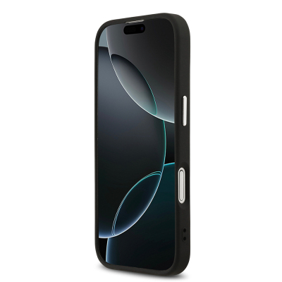 Apple iPhone 17 Kılıf Karl Lagerfeld Orjinal Lisanslı M-safe Şarj Özellikli Metal Kamera ve Buton Tasarımlı Karl PU Deri Kapak - 6