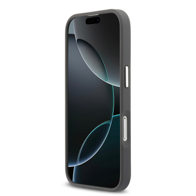 Apple iPhone 17 Kılıf Karl Lagerfeld Orjinal Lisanslı Metal Logolu K&C Heads Pin Kapak - 14