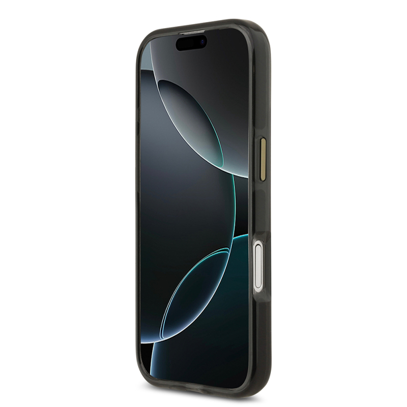 Apple iPhone 17 Kılıf Lacoste Orjinal Lisanslı M-safe Şarj Özellikli Gold Timsah Logolu Buzlu Kapak - 15