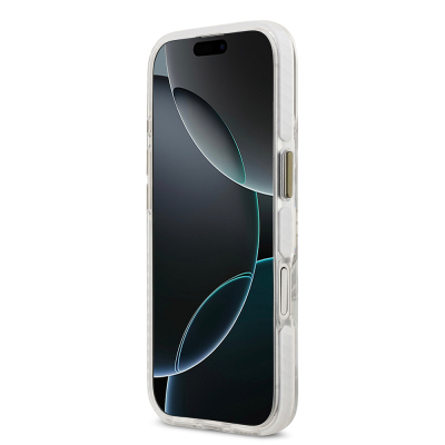 Apple iPhone 17 Kılıf Lacoste Orjinal Lisanslı M-safe Şarj Özellikli Gold Timsah Logolu Buzlu Kapak - 22