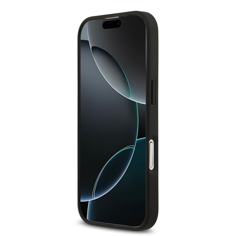 Apple iPhone 17 Kılıf Lacoste Orjinal Lisanslı M-safe Şarj Özellikli PU Deri Tasarımlı Metal Logolu Kapak - 4