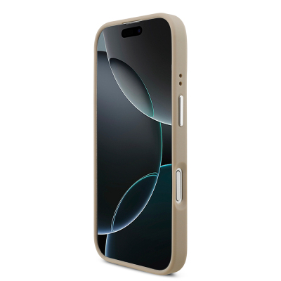 Apple iPhone 17 Kılıf Lacoste Orjinal Lisanslı M-safe Şarj Özellikli PU Pike Desenli Standlı Metal Logolu Kapak - 15