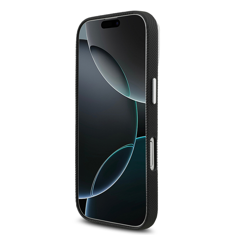 Apple iPhone 17 Kılıf Lacoste Orjinal Lisanslı M-Safe Şarj Özellikli PVC Pike Desenli Arka Yüzey İkonik Timsah Dokuma Logolu Kapak - 5