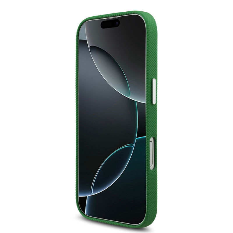 Apple iPhone 17 Kılıf Lacoste Orjinal Lisanslı M-Safe Şarj Özellikli PVC Pike Desenli Arka Yüzey İkonik Timsah Dokuma Logolu Kapak - 13