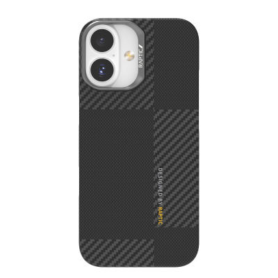 Apple iPhone 17 Kılıf M-safe Şarj Özellikli 600D Metal Kamera Çerçeveli Raptic Aramid Fiber Geotik Serisi Kapak - 1