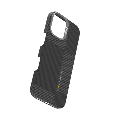 Apple iPhone 17 Kılıf M-safe Şarj Özellikli 600D Metal Kamera Çerçeveli Raptic Aramid Fiber Geotik Serisi Kapak - 7