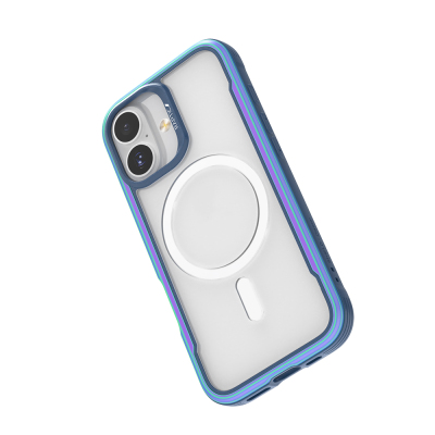 Apple iPhone 17 Kılıf M-safe Şarj Özellikli Airbagli Raptic Shield Serisi Şeffaf Arka Yüzey Kapak - 8