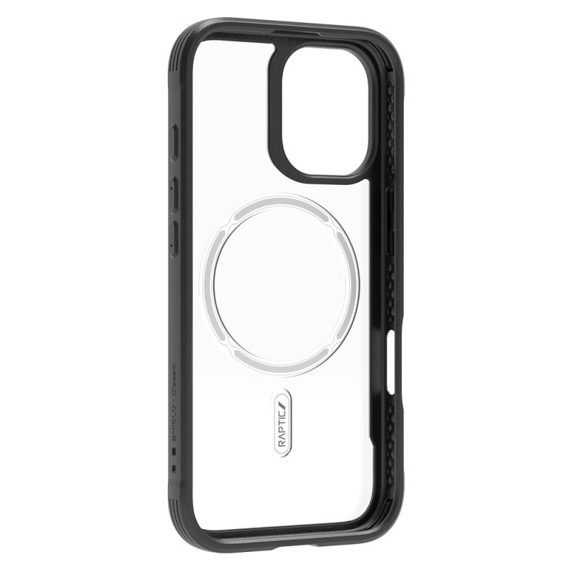 Apple iPhone 17 Kılıf M-safe Şarj Özellikli Airbagli Raptic Shield Serisi Şeffaf Arka Yüzey Kapak - 7