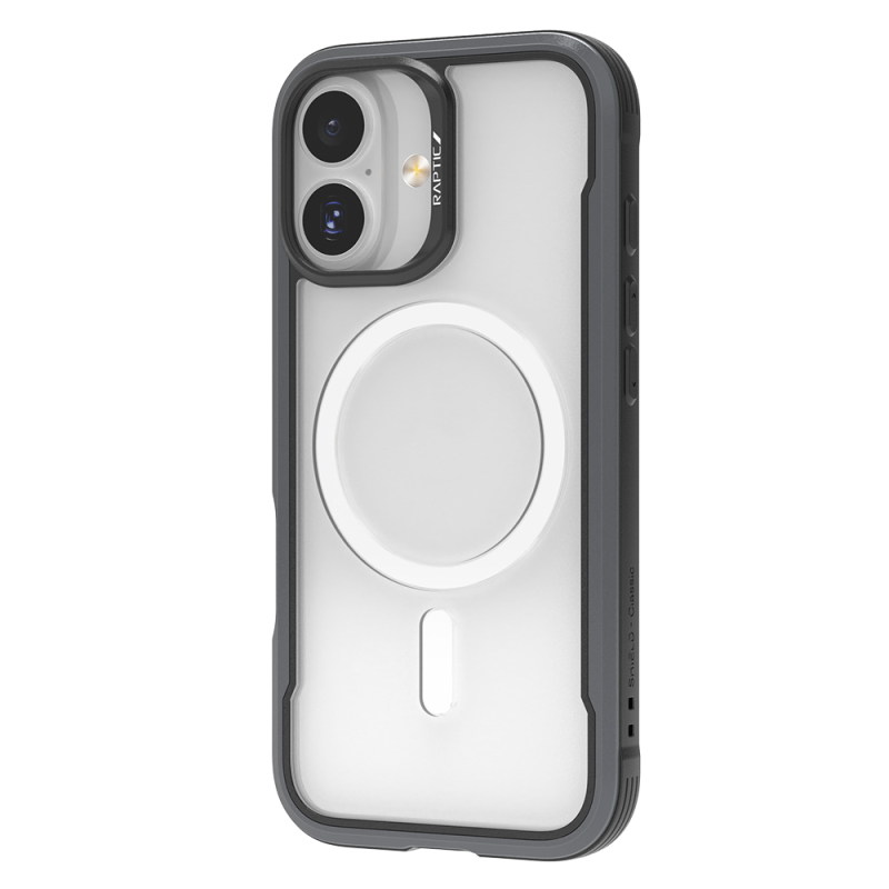 Apple iPhone 17 Kılıf M-safe Şarj Özellikli Airbagli Raptic Shield Serisi Şeffaf Arka Yüzey Kapak - 3