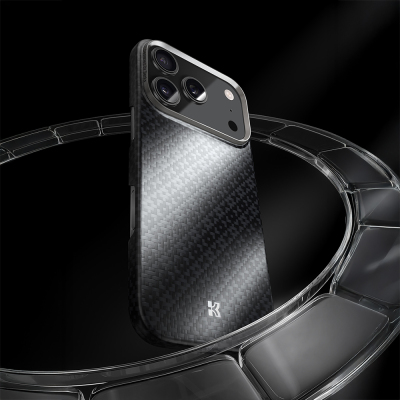 Apple iPhone 17 Kılıf M-Safe Şarj Özellikli Benks ArmorAir ArmorGrid Serisi Kevlar Kapak - 5