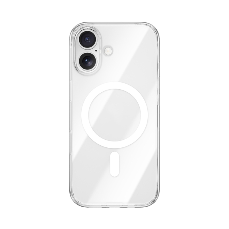 Apple iPhone 17 Kılıf M-safe Şarj Özellikli Benks ​​​​​​Crystal Serisi Şeffaf Kapak - 2