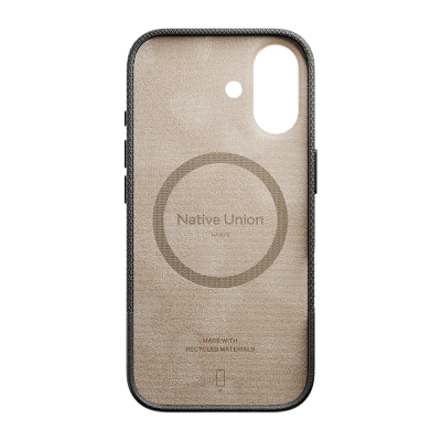 Apple iPhone 17 Kılıf M-safe Şarj Özellikli Deri Dokulu Native Union RE Classic Serisi Kapak - 11