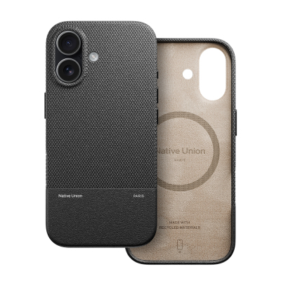 Apple iPhone 17 Kılıf M-safe Şarj Özellikli Deri Dokulu Native Union RE Classic Serisi Kapak - 1