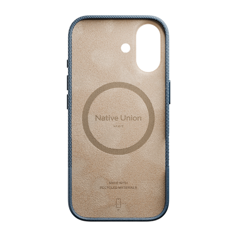 Apple iPhone 17 Kılıf M-safe Şarj Özellikli Deri Dokulu Native Union RE Classic Serisi Kapak - 12