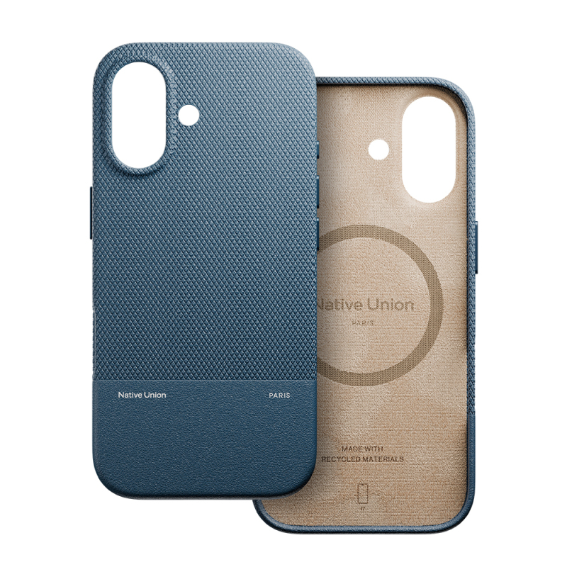 Apple iPhone 17 Kılıf M-safe Şarj Özellikli Deri Dokulu Native Union RE Classic Serisi Kapak - 4
