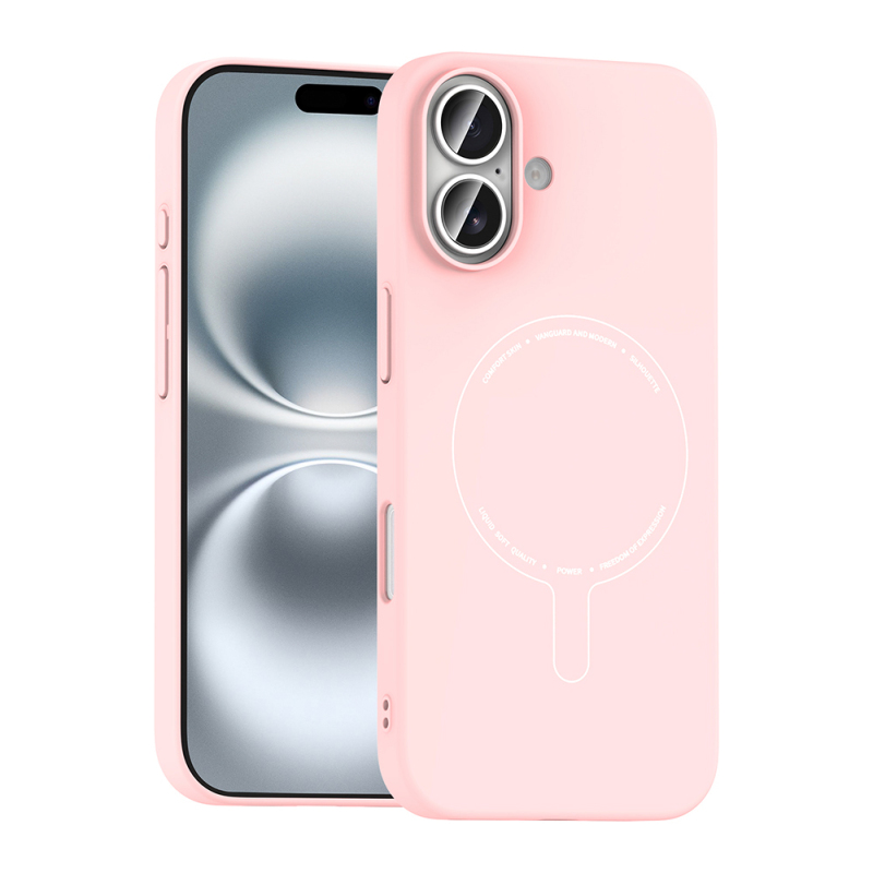 Apple iPhone 17 Kılıf M-Safe Şarj Özellikli Kamera Korumalı Zore Elio Sert PC Kapak - 6
