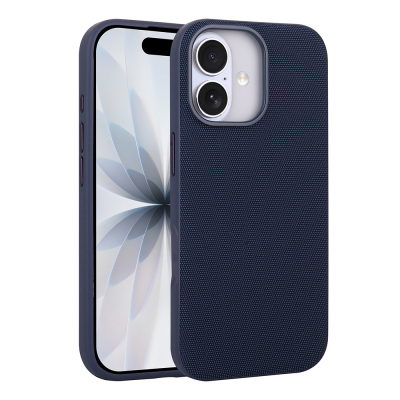 Apple iPhone 17 Kılıf M-Safe Şarj Özellikli Kumaş Tasarımlı Zore Miami Sert PC Kapak - 3
