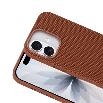 Apple iPhone 17 Kılıf M-Safe Şarj Özellikli Kumaş Tasarımlı Zore Miami Sert PC Kapak - 18