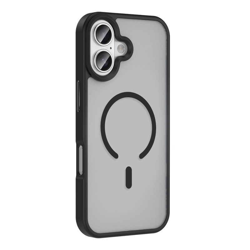 Apple iPhone 17 Kılıf M-safe Şarj Özellikli Mat Arka Yüzey Zore Sio Kapak - 8