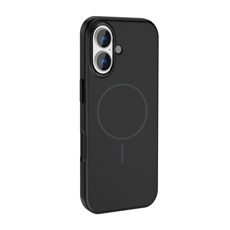 Apple iPhone 17 Kılıf M-Safe Şarj Özellikli Metal Kamera Çerçeveli Zore Edi Silikon Kapak - 10